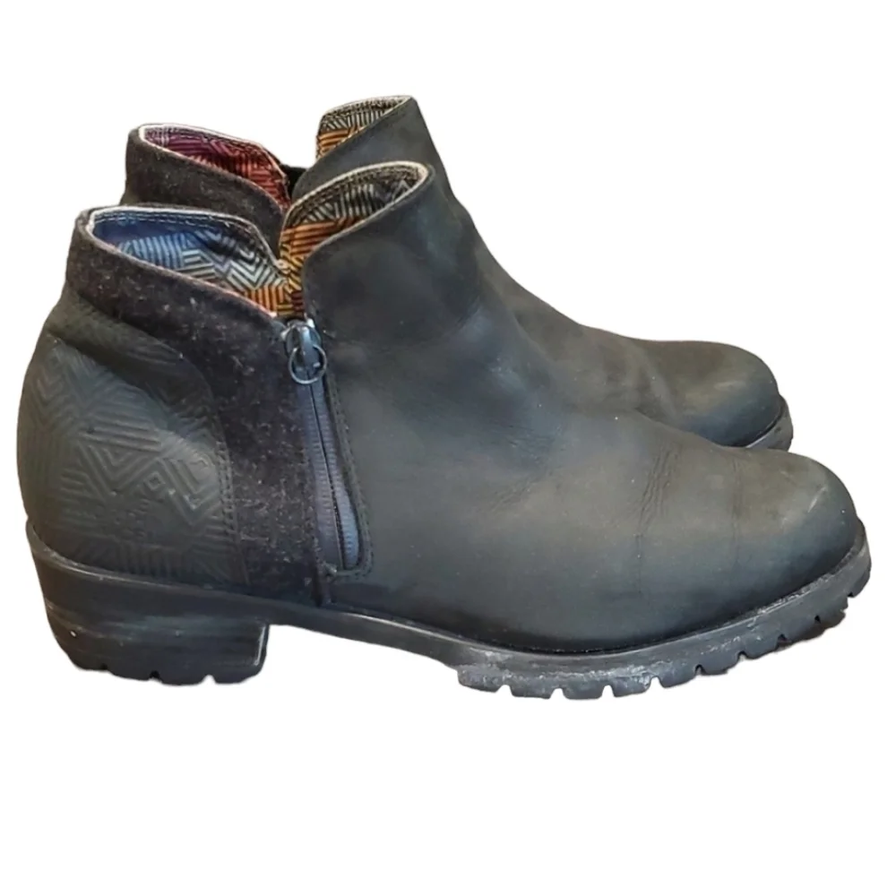 The North Face Women ankle boots leather shoes sz 10